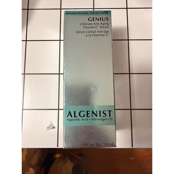 NEW Algenist GENIUS Ultimate Anti-Aging Vitamin C+ Serum Microalgae Oil 30ml/1oz - Picture 1 of 4